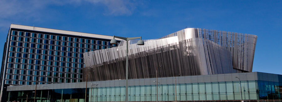 view of Stockholm Warefront Congress Centre