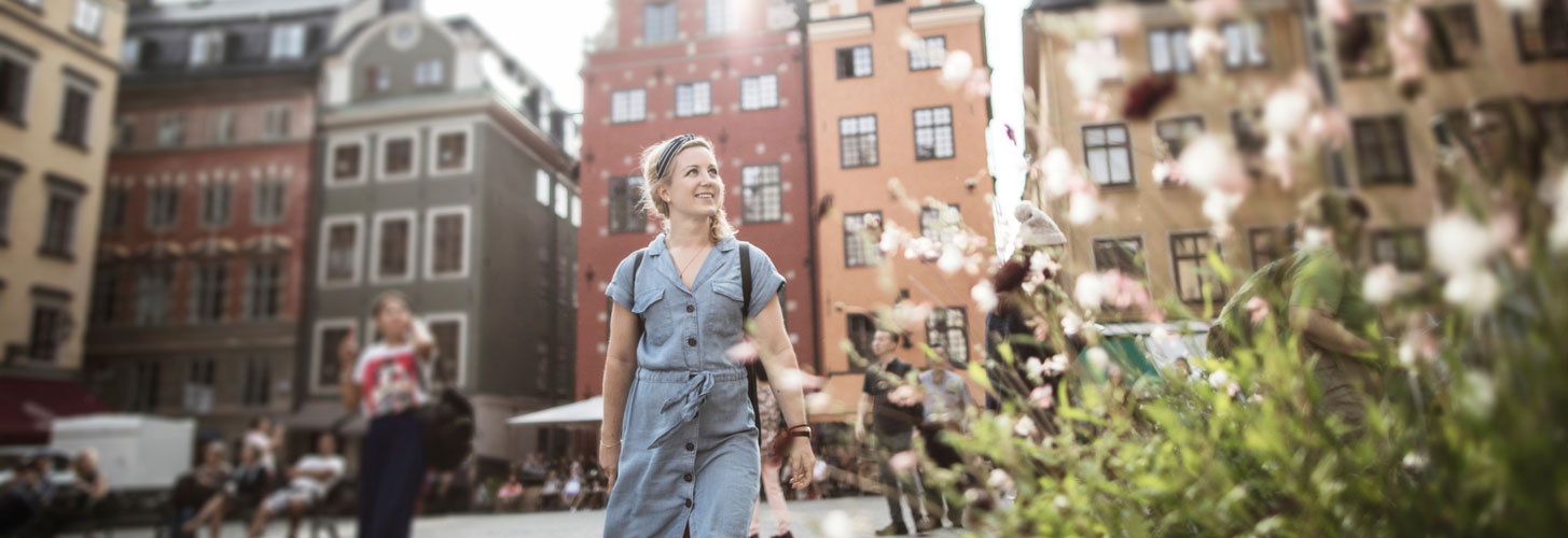 woman walking